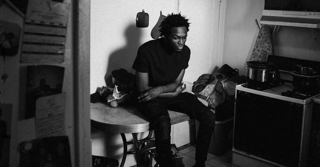 Cover art of Saba's sophomore album, "Care For Me"