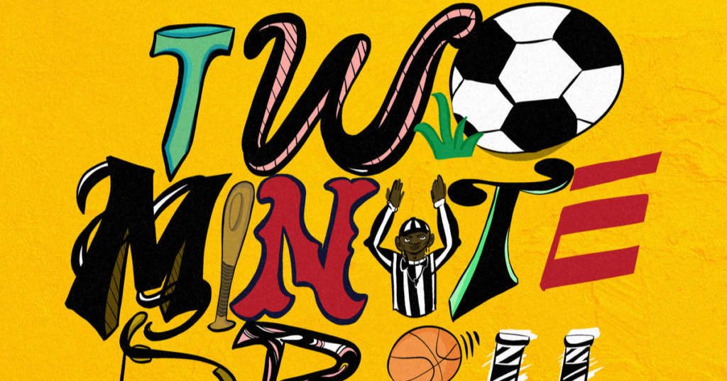 Cover art for Brian Brown's "Two Minute Drill" EP